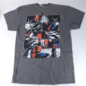 Marvel Spider-Man T Shirt Mens Medium Gray The Amazing Spider-Man 2012 Promo